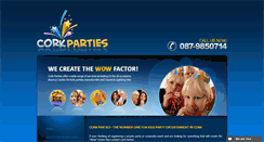 Desktop Screenshot of corkparties.com